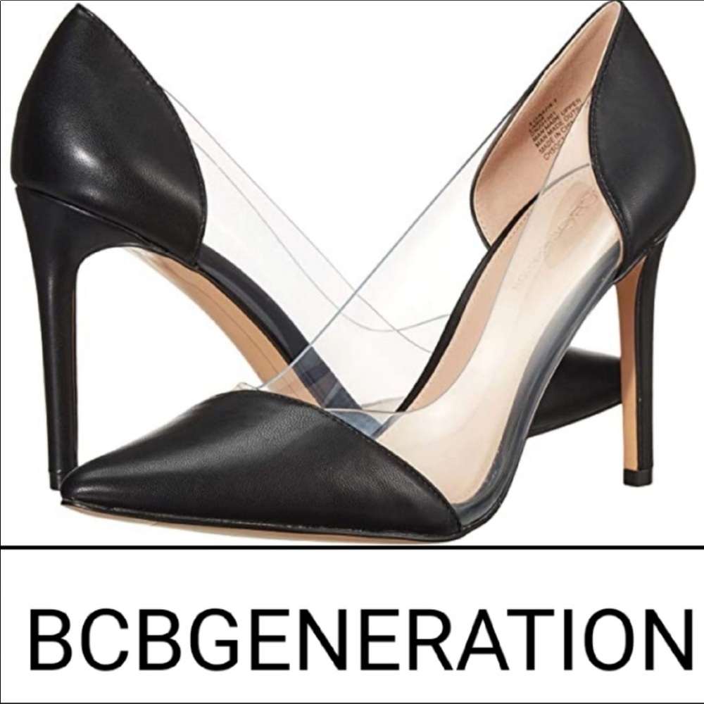 BCBG Lania Lucite PVC Pump